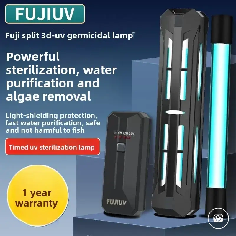 Akvaryum suyunu arıtmak ve yosun gidermek için UV lamba