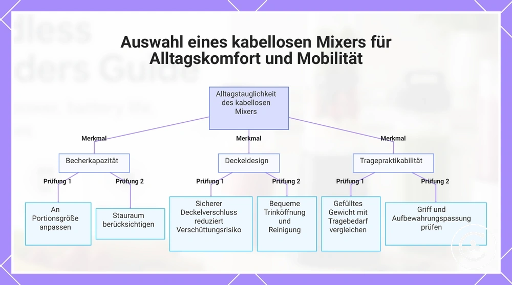 Auswahl eines kabellosen Mixers für Alltagskomfort und Mobilität