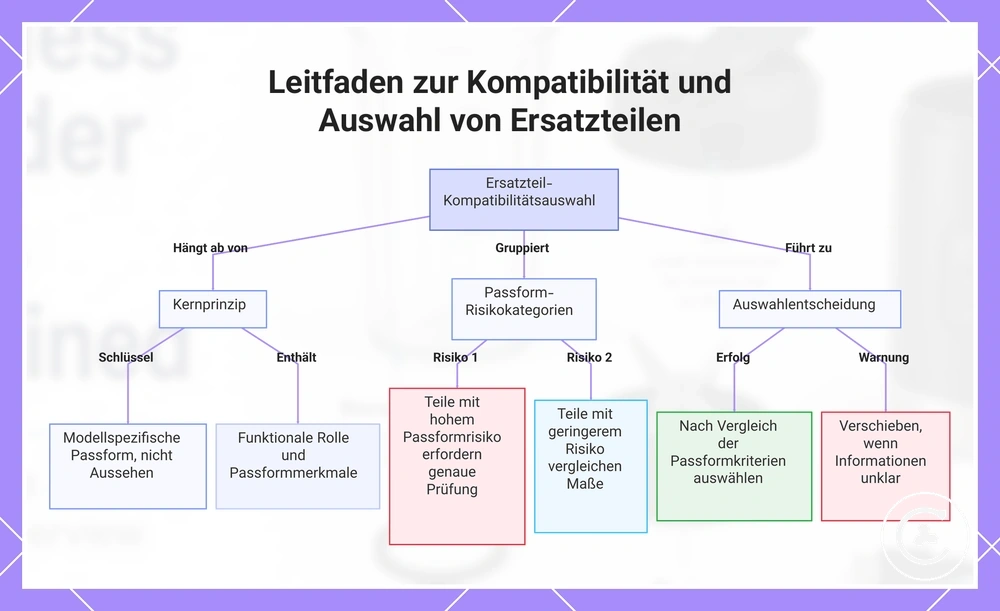 Leitfaden zur Kompatibilität und Auswahl von Ersatzteilen