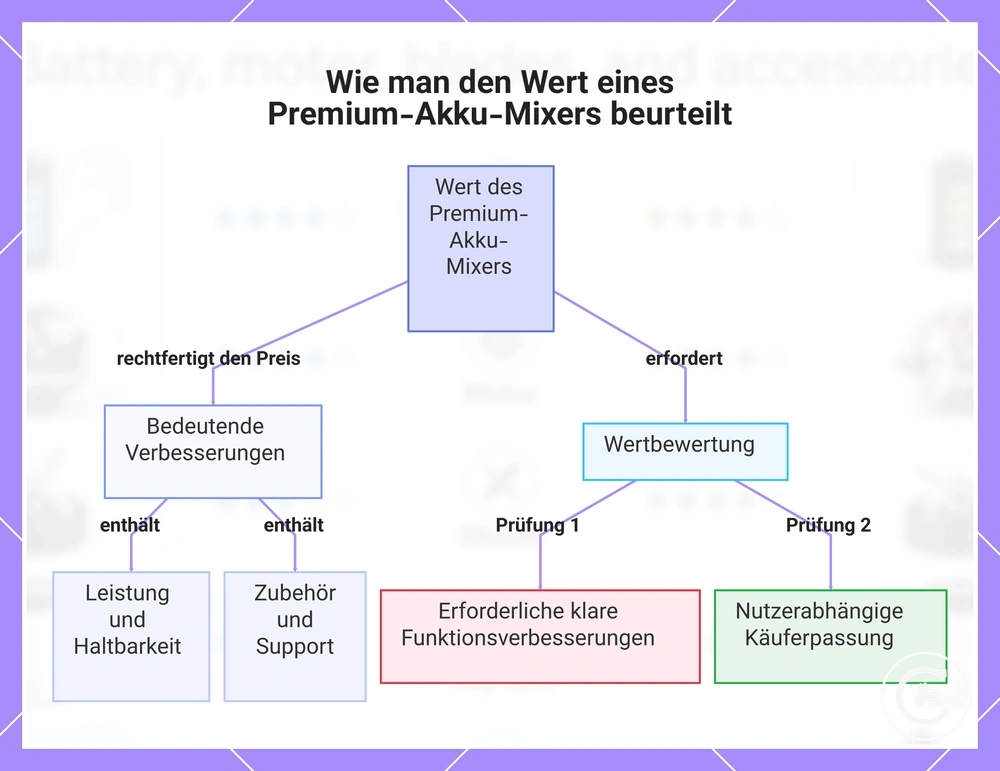 Wie man den Wert eines Premium-Akku-Mixers beurteilt