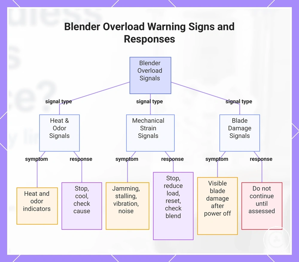 Blender Overload Warning Signs and Responses