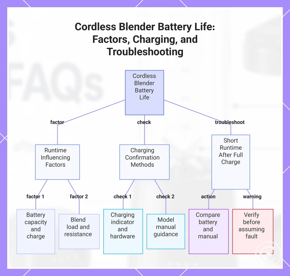Cordless Blender Battery Life: Factors, Charging, and Troubleshooting
