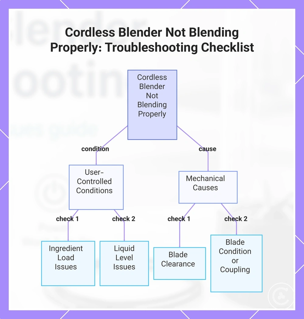 Cordless Blender Not Blending Properly: Troubleshooting Checklist