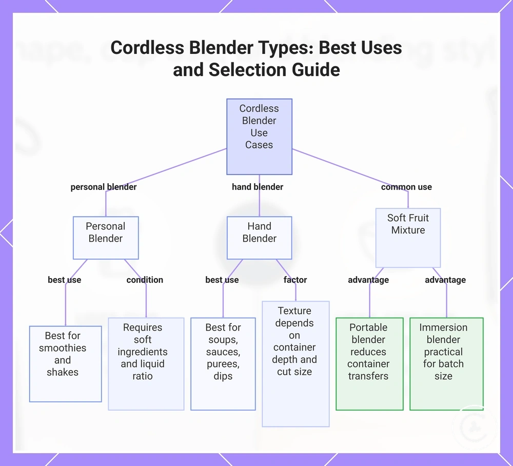 Cordless Blender Types: Best Uses and Selection Guide