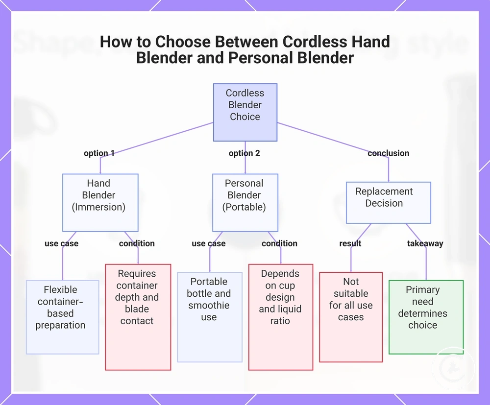 How to Choose Between Cordless Hand Blender and Personal Blender