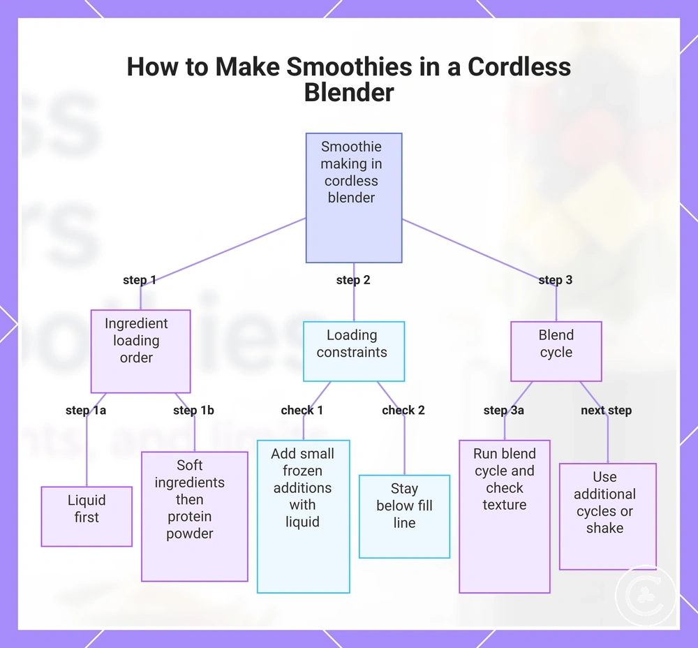 How to Make Smoothies in a Cordless Blender