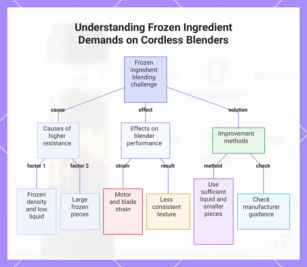 Understanding Frozen Ingredient Demands on Cordless Blenders