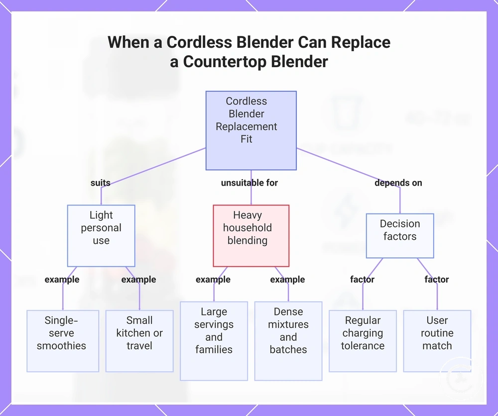 When a Cordless Blender Can Replace a Countertop Blender