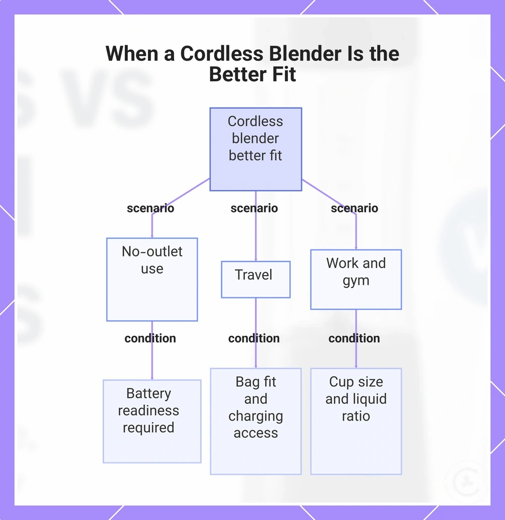 When a Cordless Blender Is the Better Fit