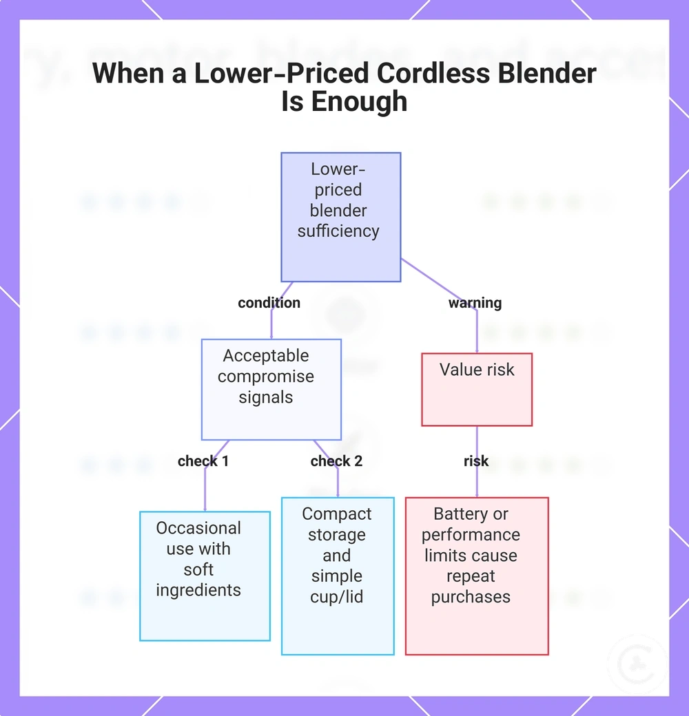 When a Lower-Priced Cordless Blender Is Enough