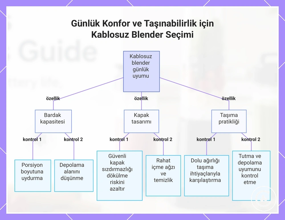 Günlük Konfor ve Taşınabilirlik için Kablosuz Blender Seçimi