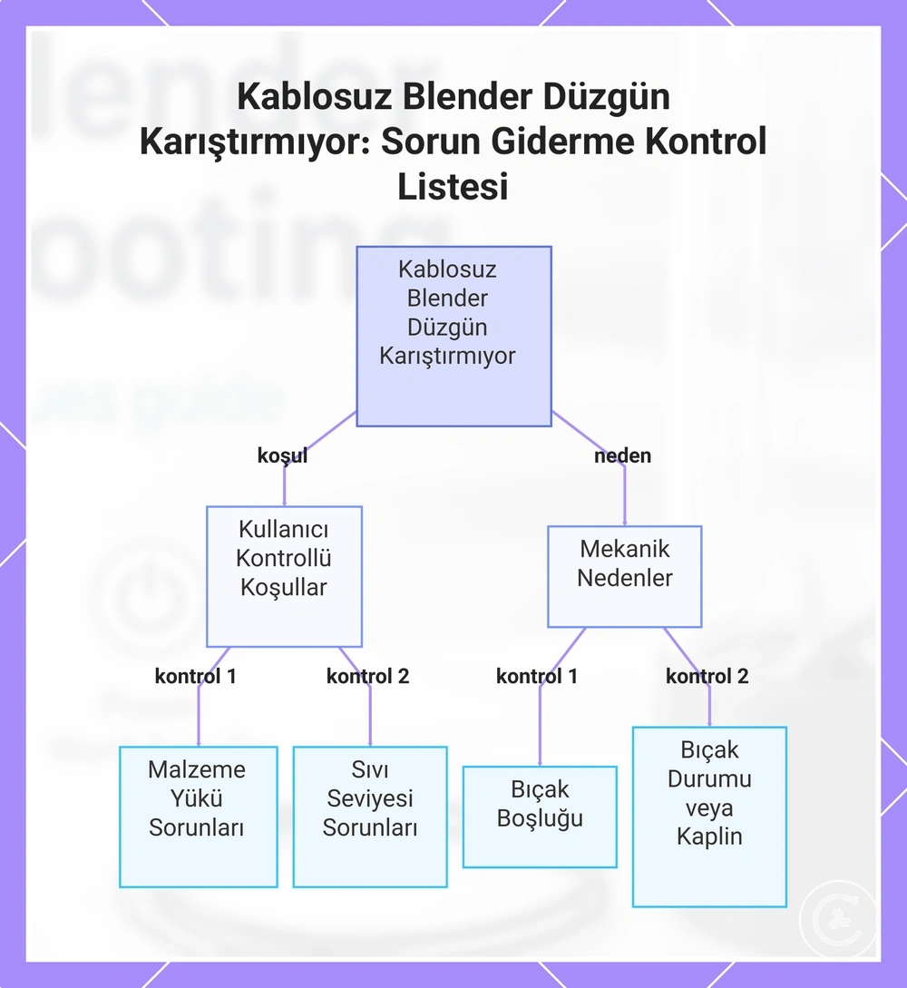Kablosuz Blender Düzgün Karıştırmıyor: Sorun Giderme Kontrol Listesi