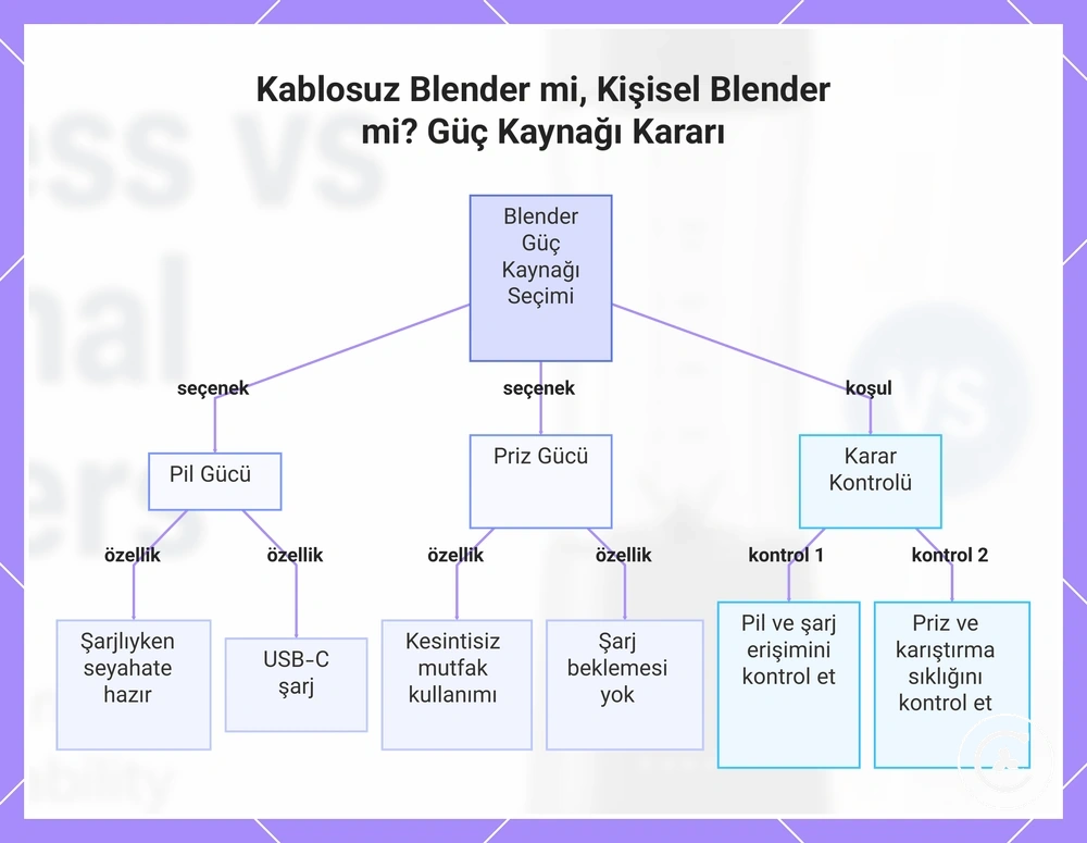 Kablosuz Blender mi, Kişisel Blender mi? Güç Kaynağı Kararı