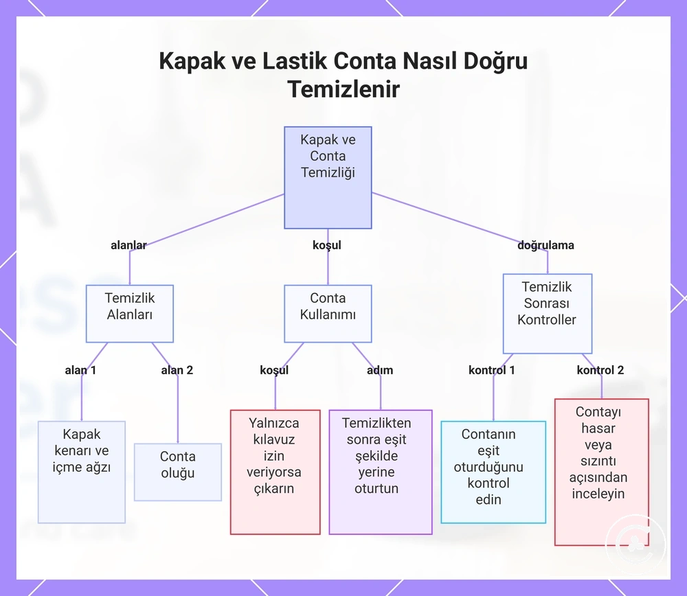 Kapak ve Lastik Conta Nasıl Doğru Temizlenir
