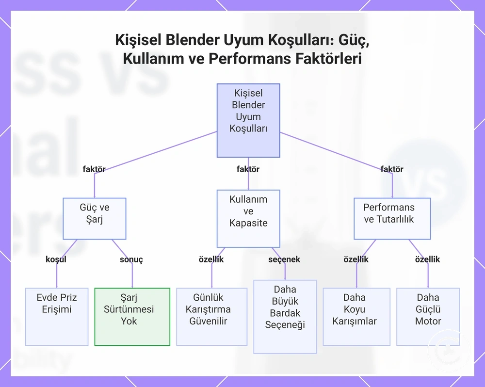 Kişisel Blender Uyum Koşulları: Güç, Kullanım ve Performans Faktörleri